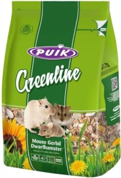 10x Puik Greenline Muis, Gerbil, Dwerghamster 800 Gr