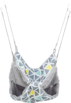 Trixie Hangmat Sunny Met 2 Verdiepingen Voor Grote Hamsters Pluche 30×30 Cm