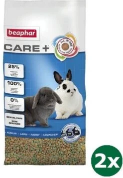 BEAPHAR 2×10 Kg Care+ Konijn