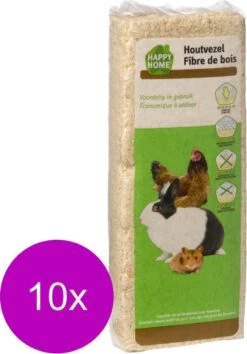 Happy Home Houtvezel – Bodembedekking – 10 X 1 Kg