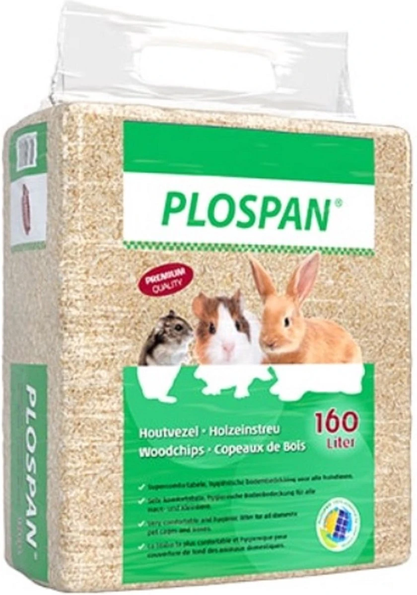 Plospan Classic Houtvezel, Pallet A 24 Stuks, Gewicht Ca.10kg, Strooivolume Ca.160 Liter. 1 Plospan Classic Houtvezel, Pallet A 24 Stuks, Gewicht Ca.10kg, Strooivolume Ca.160 Liter.