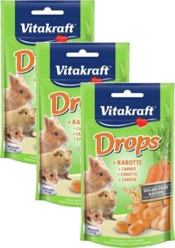 Vitakraft Knaagdier Drops – Konijnensnack – 3 X Wortel