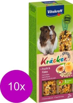Vitakraft Cavia Kracker Fruit 2 In 1 – 10 Stuks