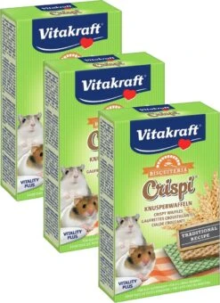 Vitakraft Knaagwafels Hamster – Knaagdiersnack – 3 X 10 G