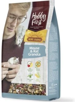6x Hobby First Hope Farms Muis & Rat Granola 800 Gr
