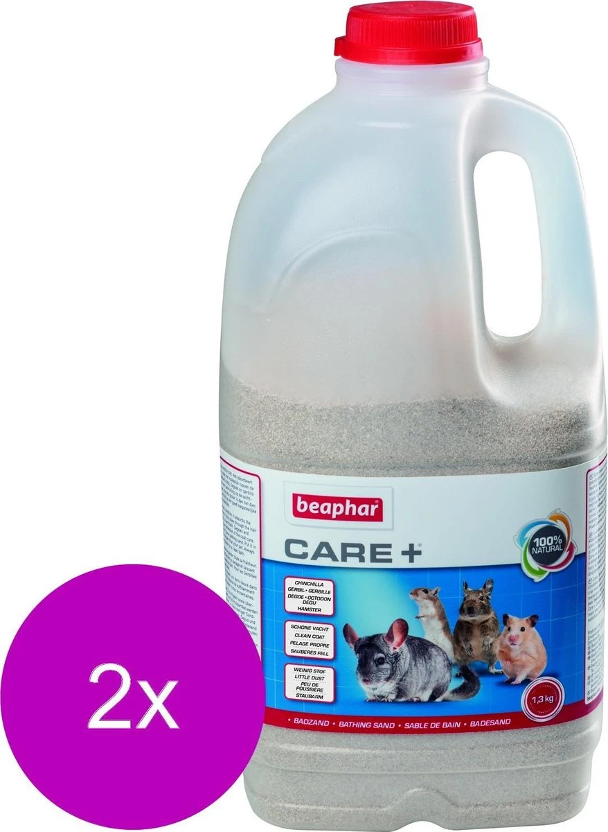 Beaphar Xtra Vital Chinchilla Badzand – 2 St à 2 LTR 1 Beaphar Xtra Vital Chinchilla Badzand – 2 St à 2 LTR