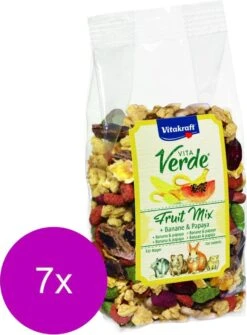 Vitakraft Vita-Verde Happy Frutti – Knaagdiersnack – 7 X 200 G