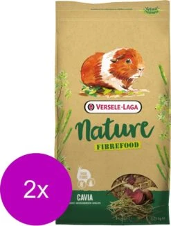 Versele-Laga Nature Cavia Fibrefood – Caviavoer – 2 X 2.75 Kg