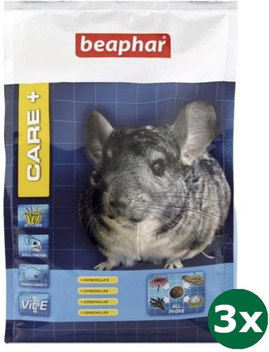 3×1,5 Kg Beaphar Care+ Chinchilla 1 3×1,5 Kg Beaphar Care+ Chinchilla