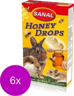 Sanal Honey Drops – Knaagdiersnack – 6 X 45 G