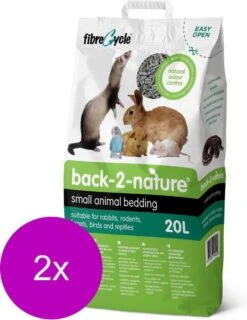 Back-2-Nature Bedding & Litter – Bodembedekking – 2 X 20 L