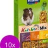 Vitakraft Cavia Kracker 3in1 – Knaagdiersnack – 10 X Honing&Popcorn&Active