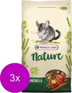 Versele-Laga Nature Chinchilla – Chinchillavoer – 3 X 2.3 Kg