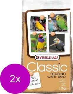 Versele-Laga Classic Schelpenzand Economic Zak – Vogelbodembedekking – 2 X 25 Kg