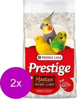 Versele-Laga Prestige Premium Schelpenzand Marine – Vogelbodembedekking – 2 X 25 Kg