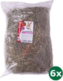 6×500 Gr Excellent Kruidenhooi Wortel En Echinacea