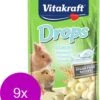 Vitakraft Konijn Yogurtdrops 75 Gr – 9 Stuks