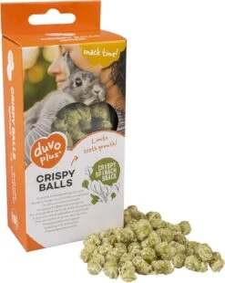 Krokante Knabbelballetjes Spinazie 50g Groen