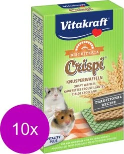 Vitakraft Knaagwafels Hamster – Knaagdiersnack – 10 X 10 G