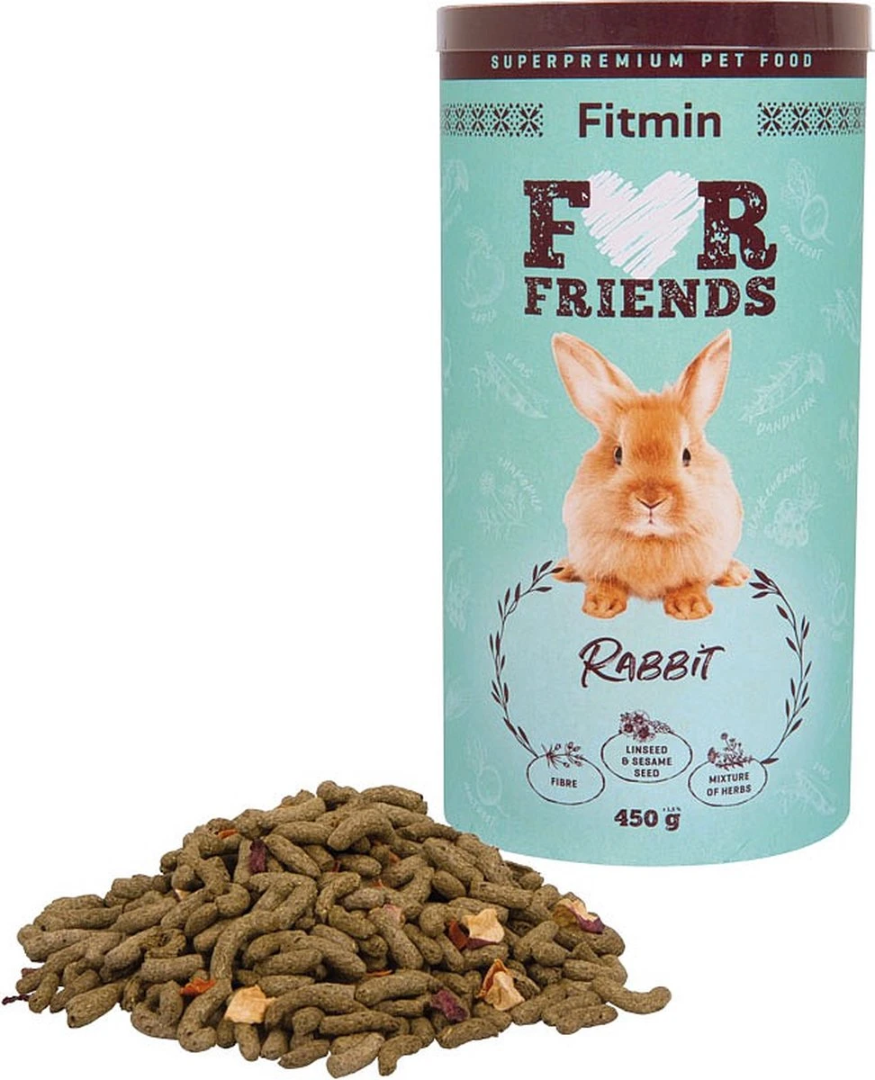 Fitmin For Friends Konijnenmuesli 450g 1 Fitmin For Friends Konijnenmuesli 450g