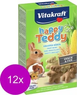 Vitakraft Happy Teddy Vita – Knaagdiersnack – 12 X 75 G