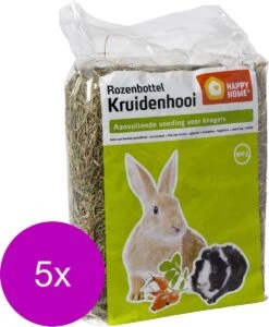 Happy Home Kruidenhooi 500 G – Ruwvoer – 5 X Rozenbottel