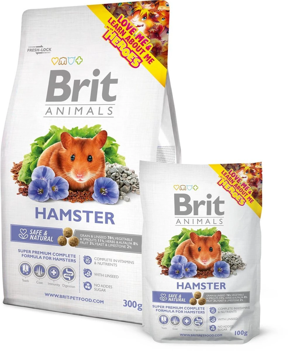 Brit Animals Hamster 6x 300 Gr 1 Brit Animals Hamster 6x 300 Gr